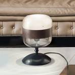 Lámpara de mesa de diseño Futura de vidrio, 29 cm