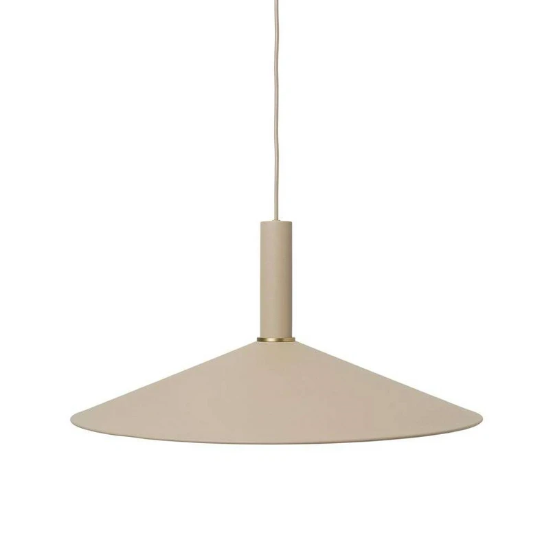 ferm LIVING – Collect Pendelleuchte Angle Low Cashmere