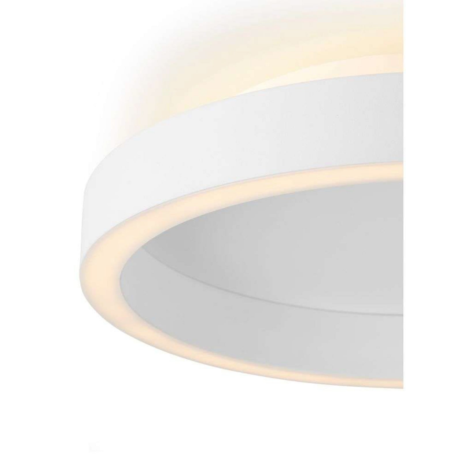 Memory LED-loftlampe, hvid, Ø 30 cm Halo Design - Soveværelse - Plastik - Ring billede