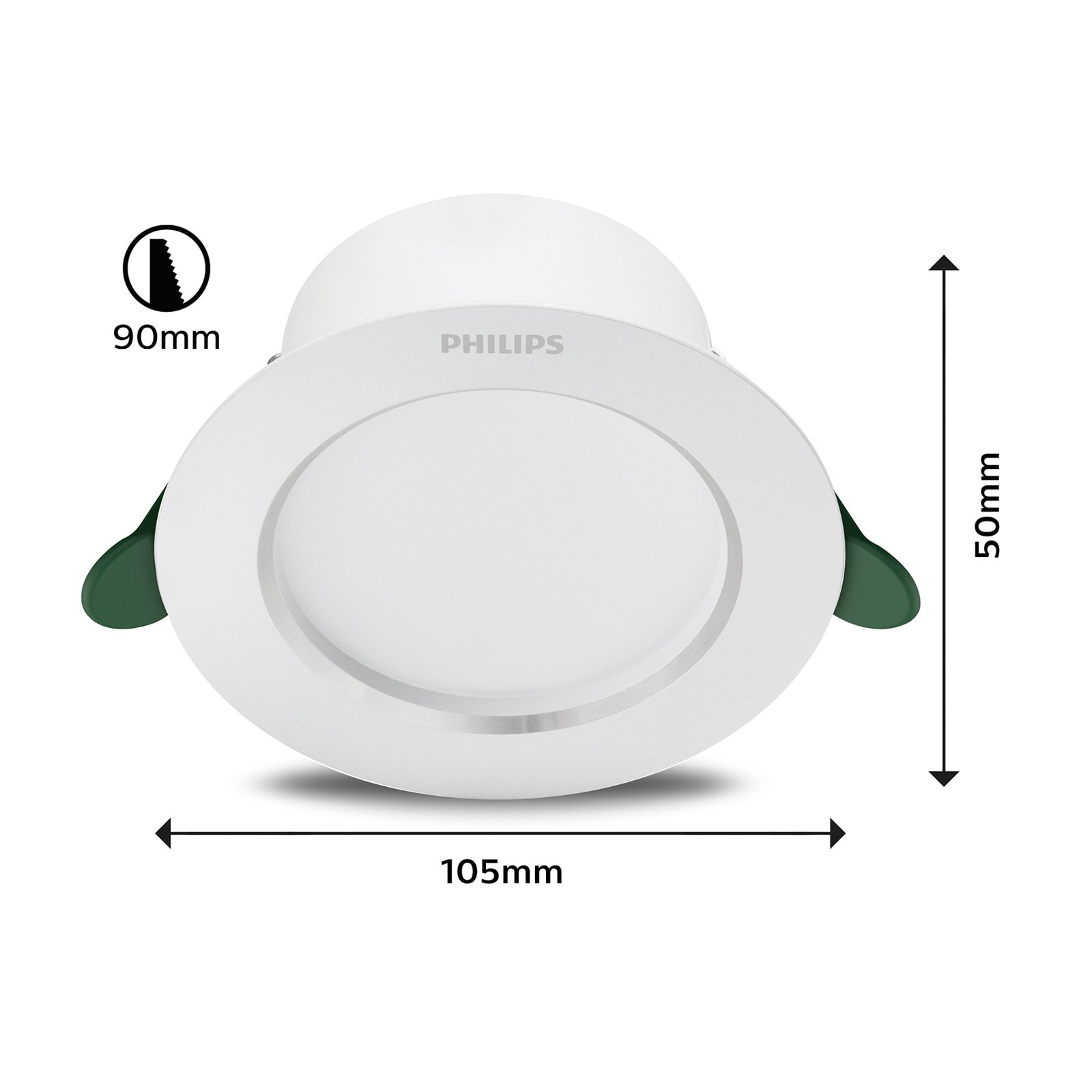 Philips Diamond Cut foco LED 10,5cm 400lm/2,2W 830