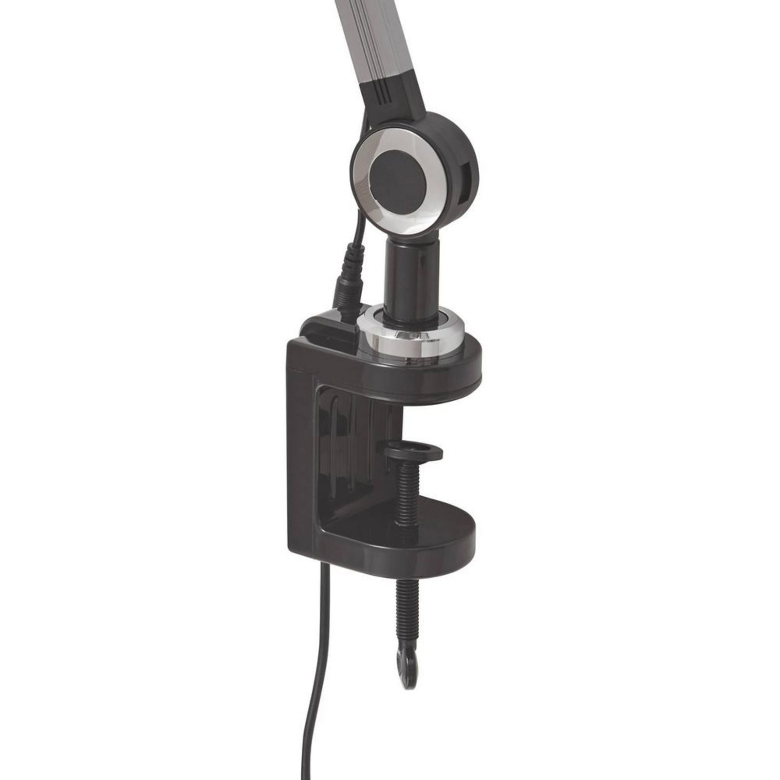 Nyxaris LED Stolna lampa w/Clamp CCT Siva - Lucande