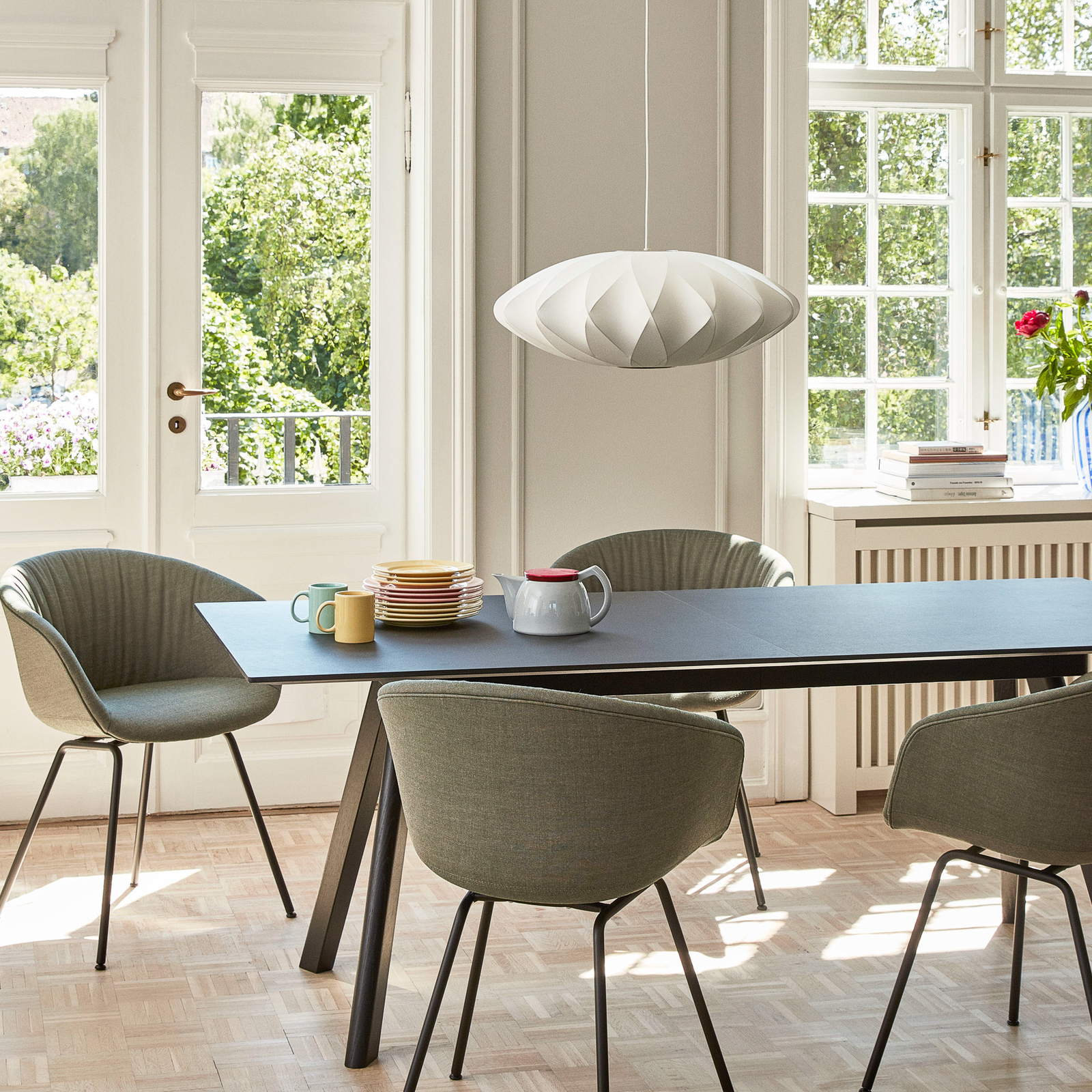 Nelson Saucer Crisscross Bubble Riippuvalaisin S Off-White - Herman Miller