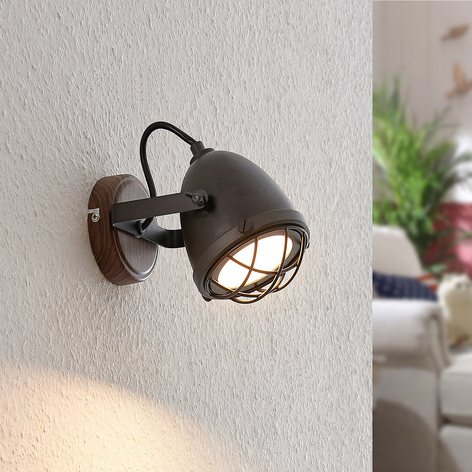 Lindby Adeon LED-takspot med gitter, 1 lyskilde