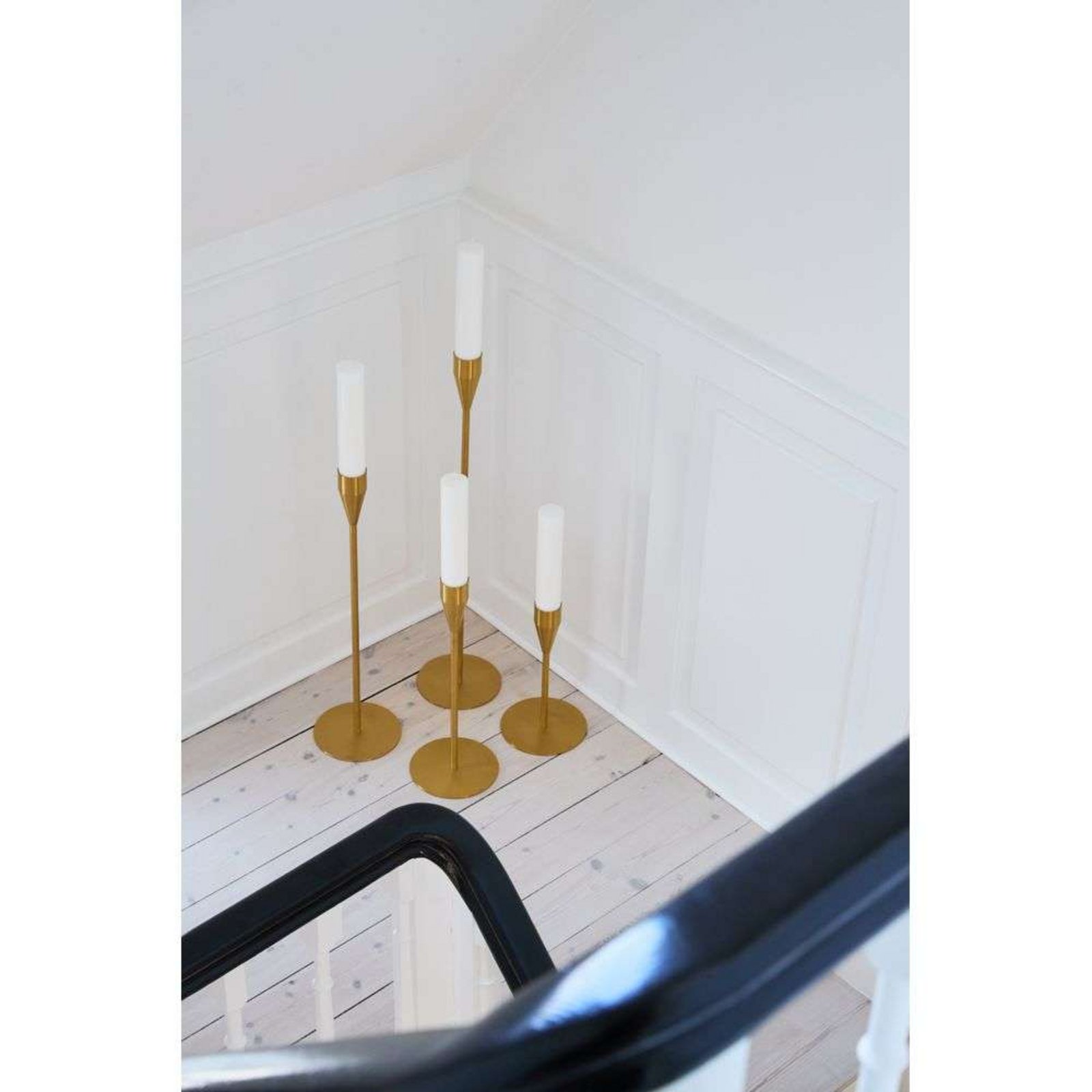 Mars Maxi Candle Holder H32 Brass - Piet Hein