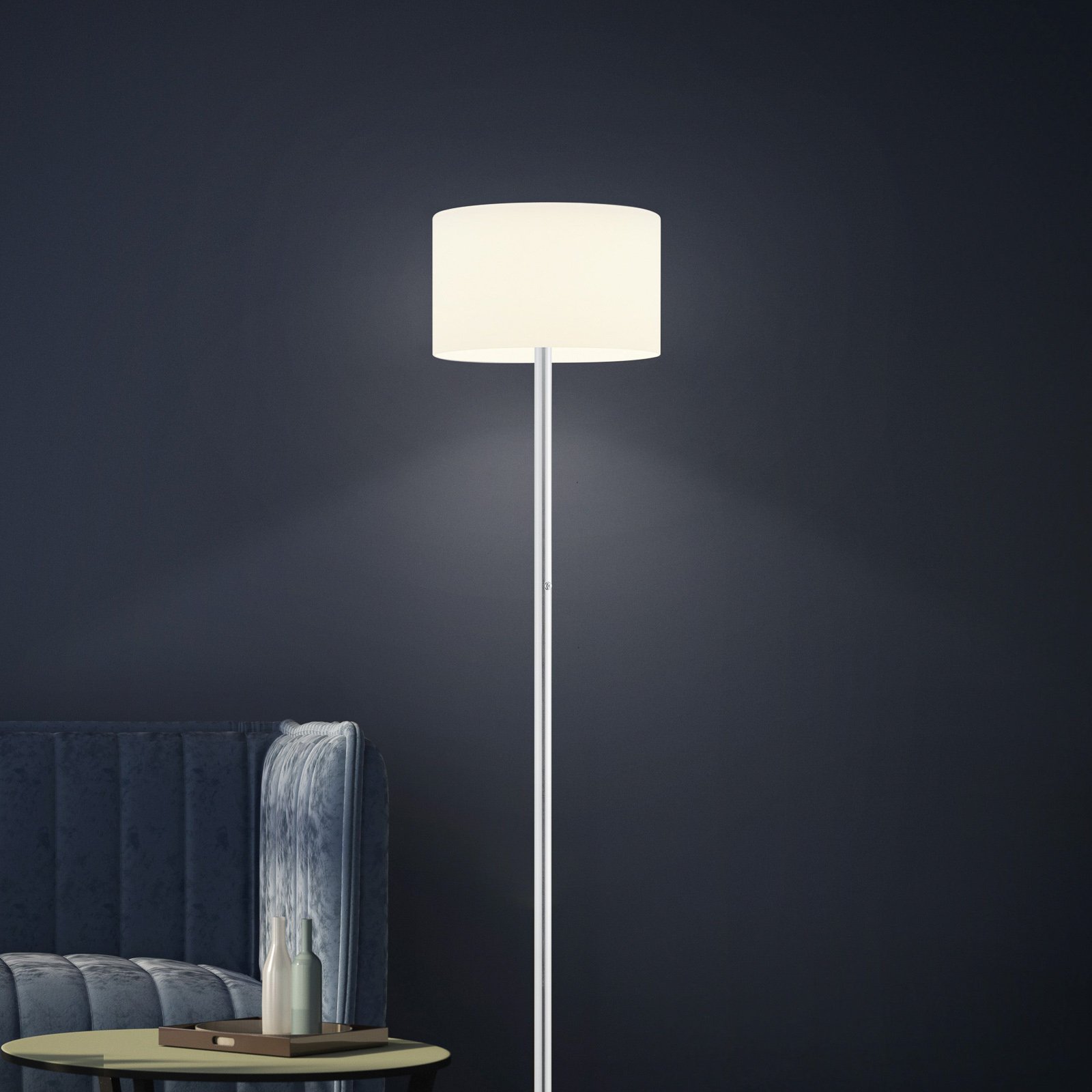 BANKAMP Grazia lampadar LED, nichel