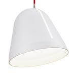 Nyta Tilt hanglamp, kabel 3m rood, wit