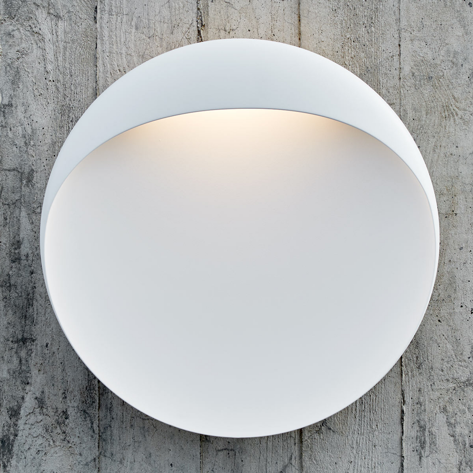 Louis Poulsen Flindt wall lamp Ø30cm white 2,700K, for Living / Dining Room, metal, aluminium, acrylic, 16 W, energy efficiency: A++