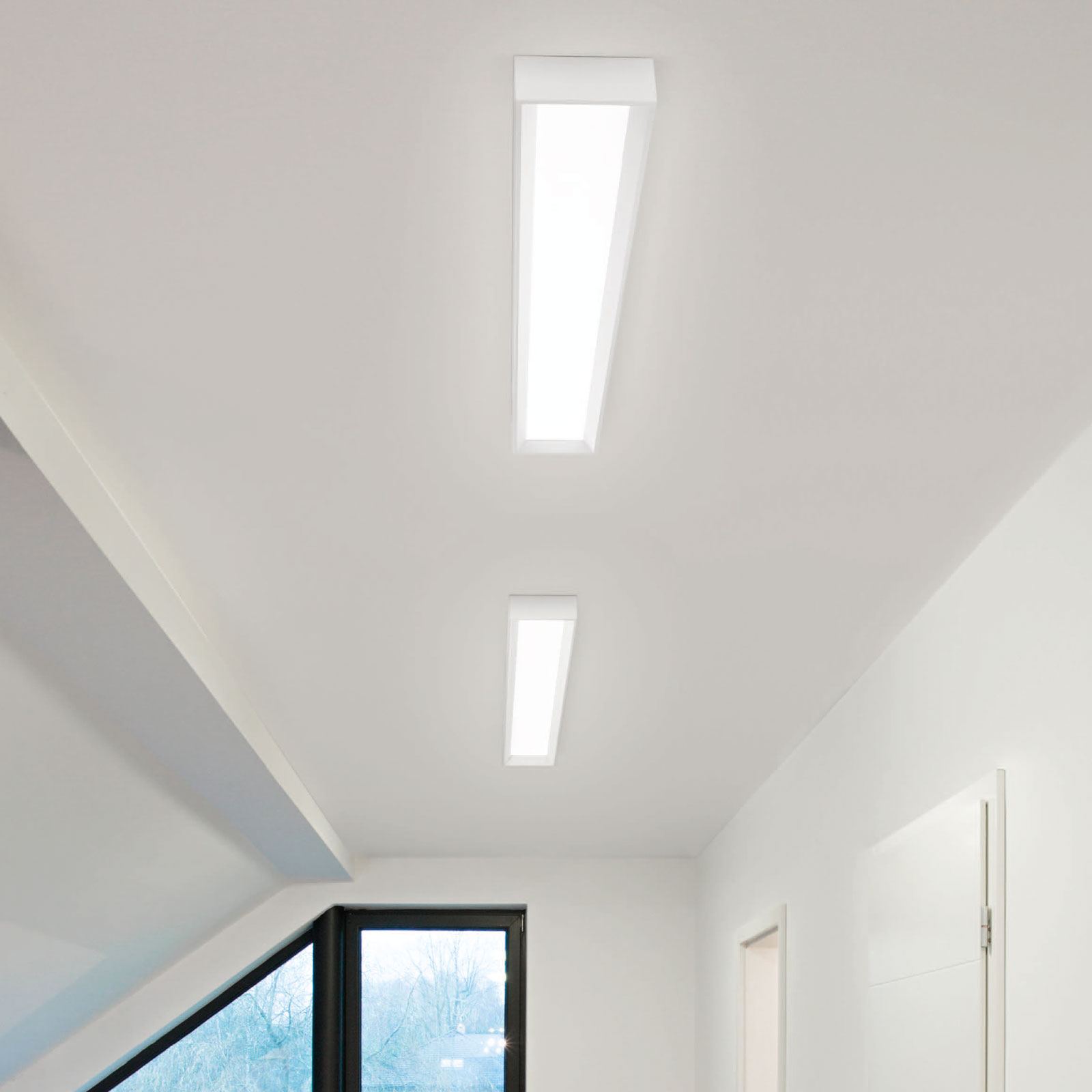 Tara LED ceiling light dimmable, 109 x 19 cm
