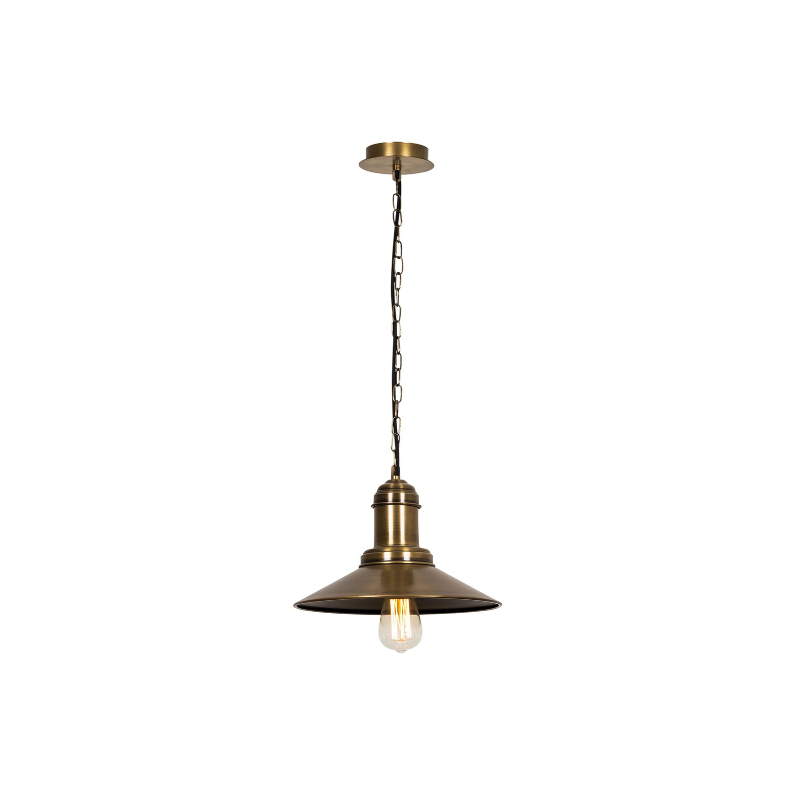 Viseća svjetiljka Sivani MR-639 1-žarulja. Antikno zlato Ø30cm