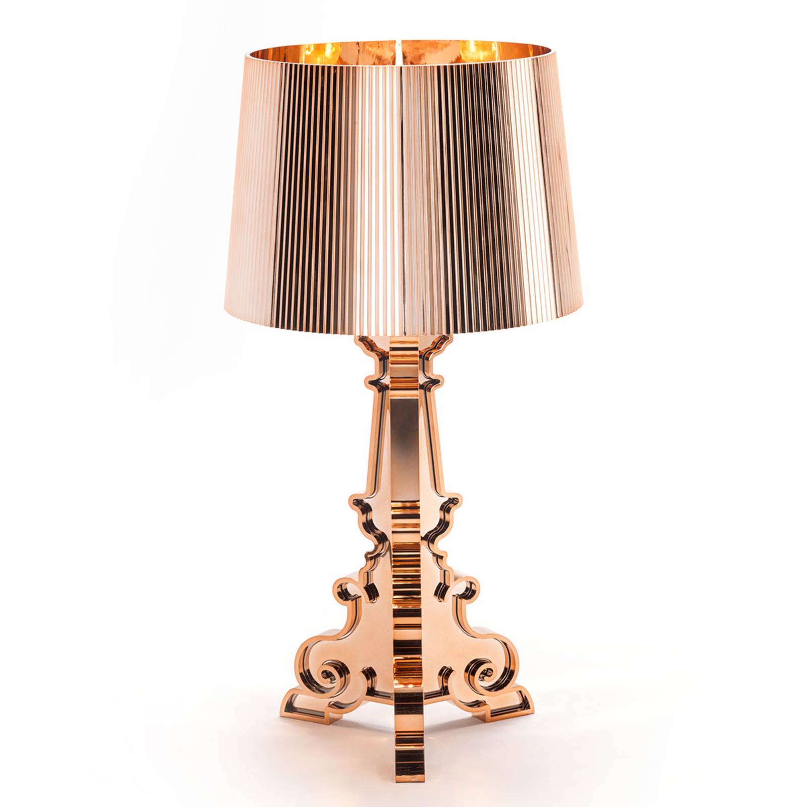 kartell Lampe à poser LED de designer Bourgie, cuivre