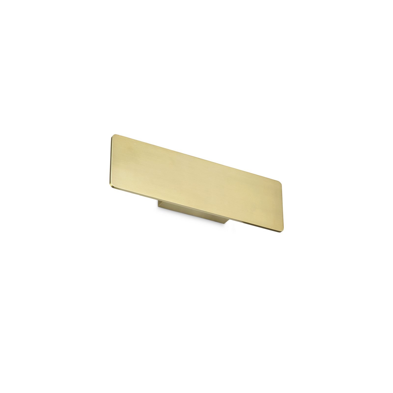Ideal Lux LED wall lamp Zig Zap, width 29 cm, brass colour