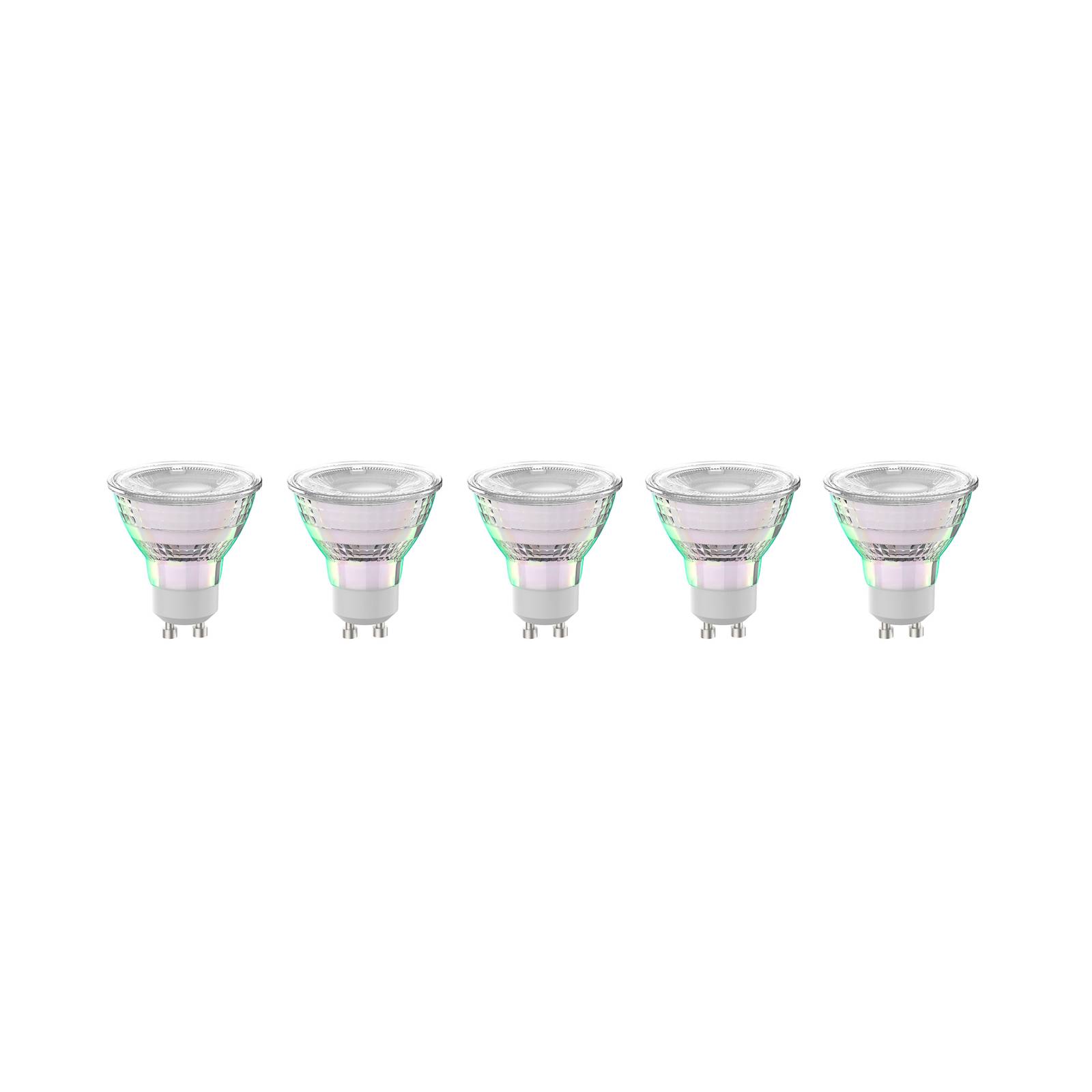 Arcchio LED-Leuchtmittel GU10 2,5W 6500K 450lm Glas 5er-Set