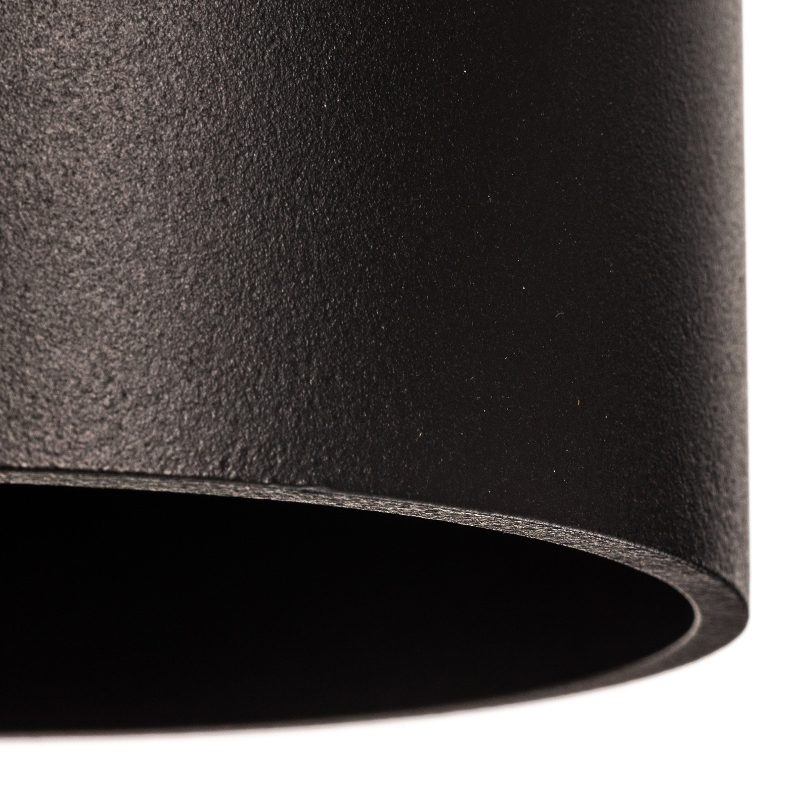 Ovalus, dviejų lempų, juodos spalvos šviestuvas