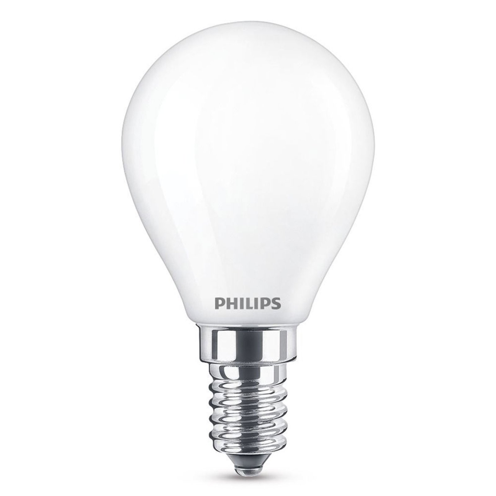 Bombilla globo LED E14 2,2W blanco cálido, 250 lm