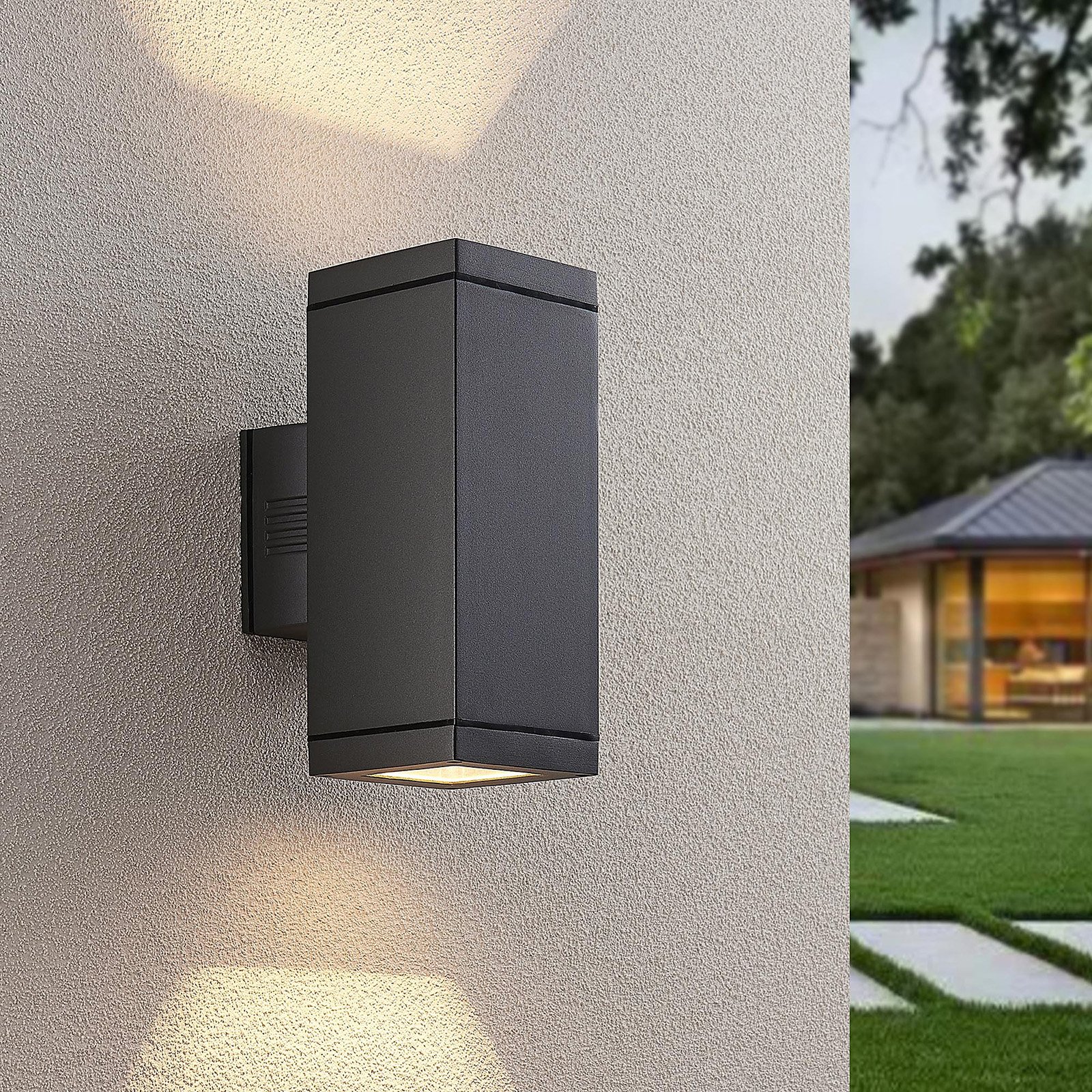 Stani OutdoorWall Lamp Dark Grey - Lucande