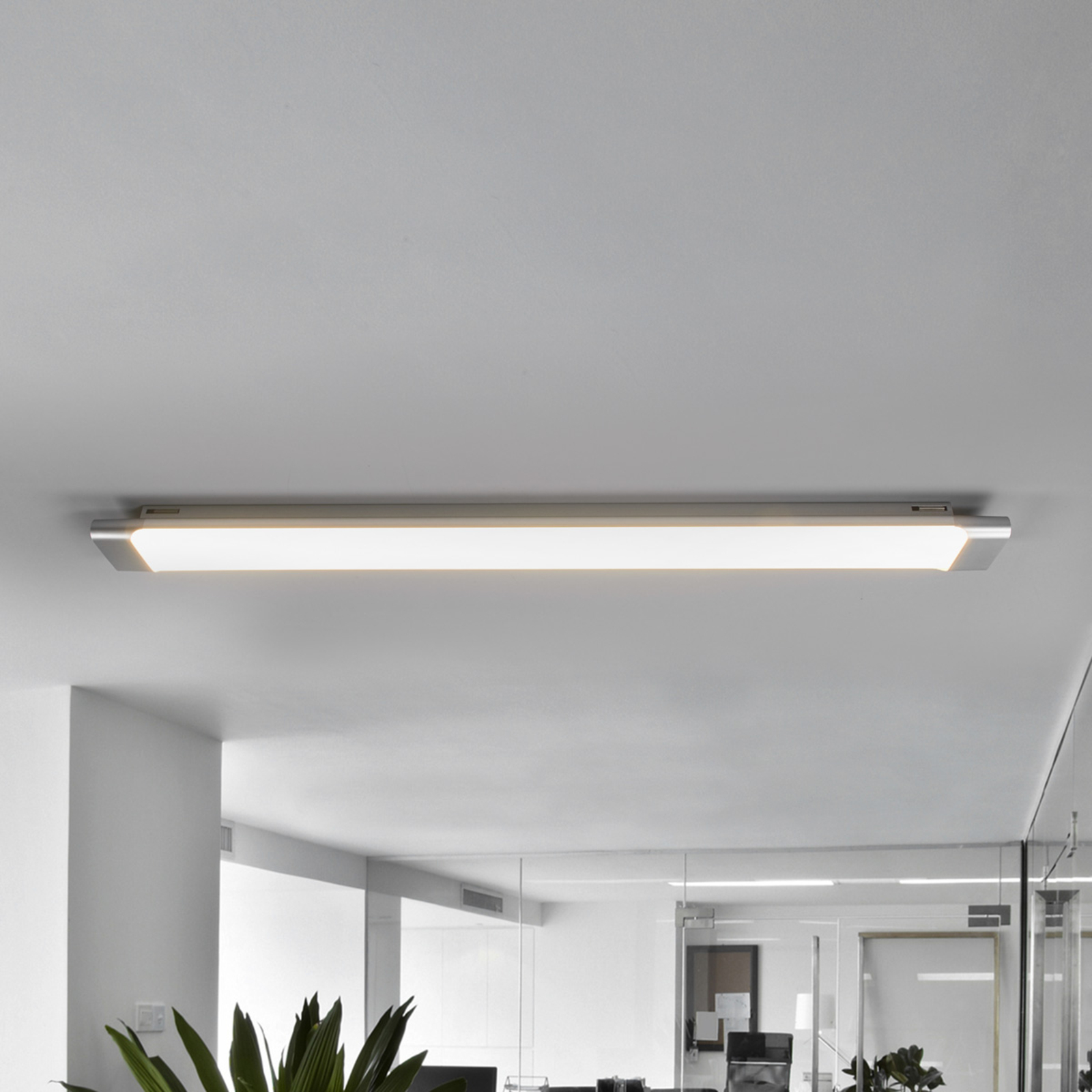 Praktisk LED-taklampe Vinca, 90 cm