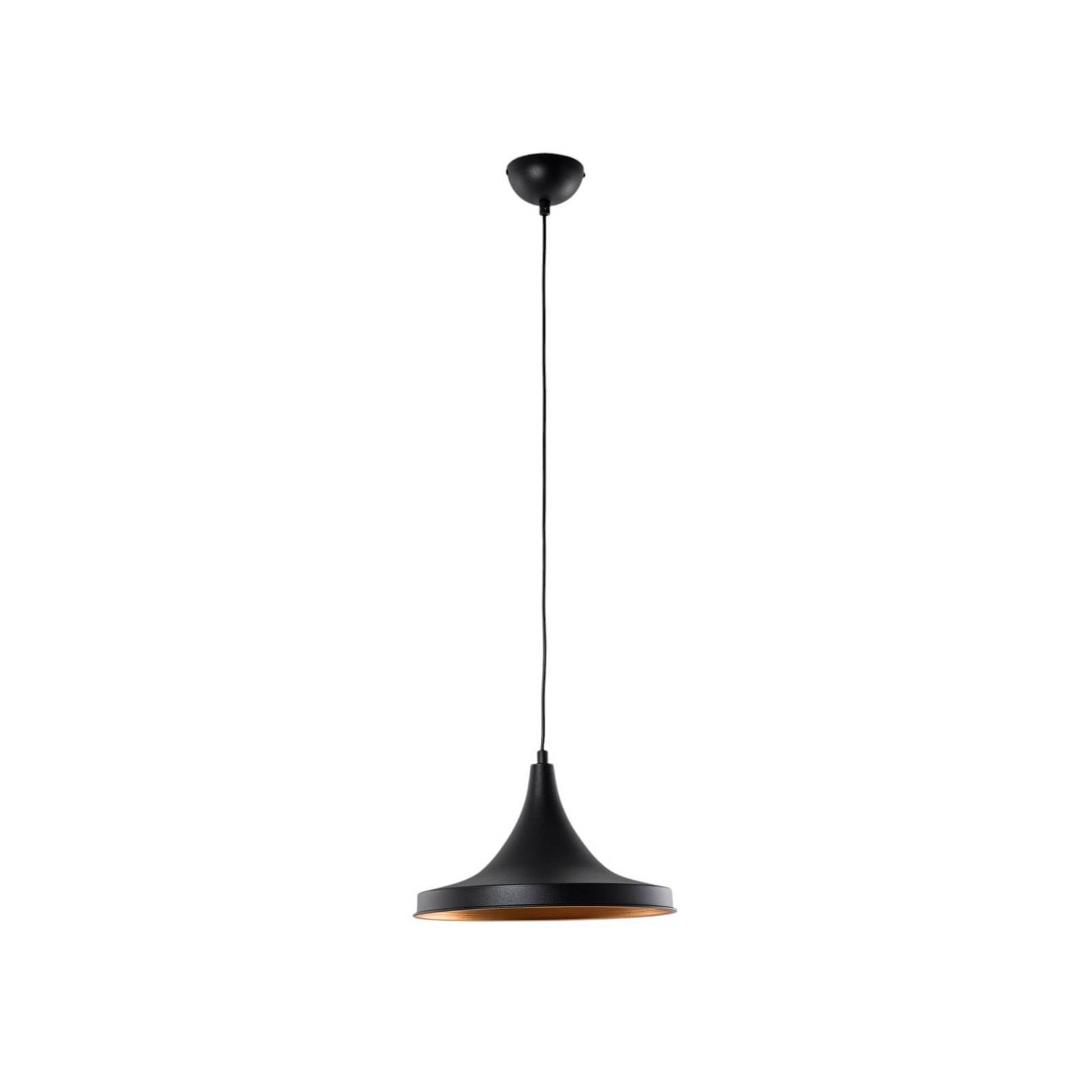 Hängeleuchte Berceste 193-S Ø30cm schwarz/gold