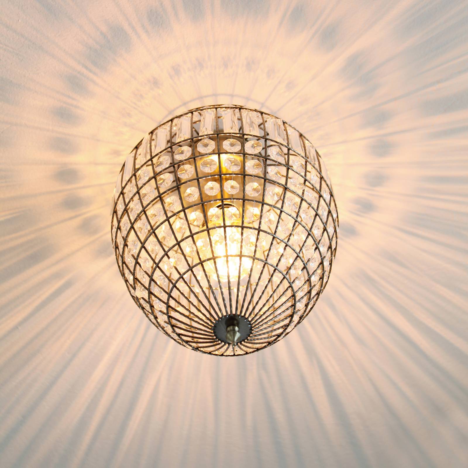 By Rydéns Amadeus lampa sufitowa, szklany dekor