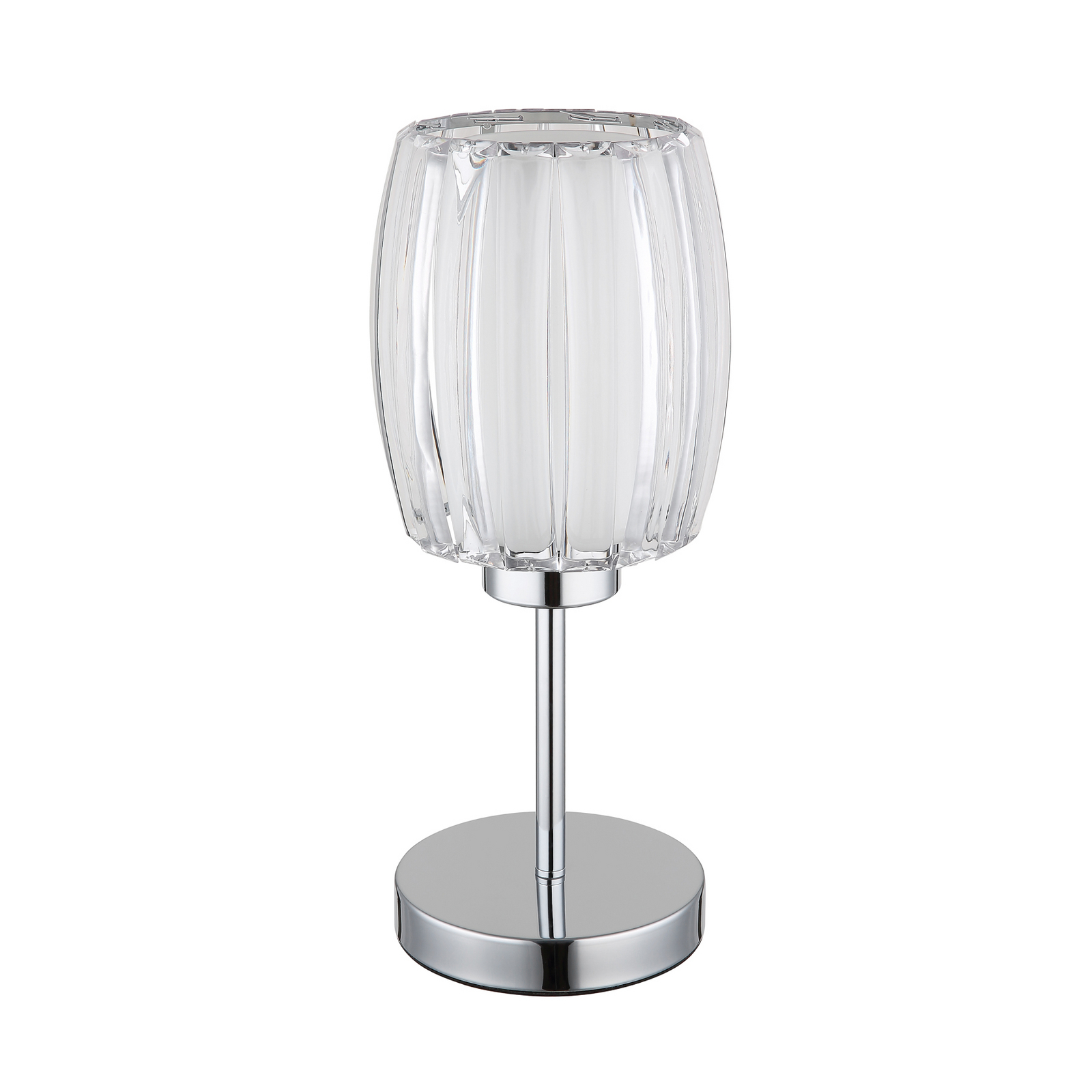 Tischleuchte Maribel, Höhe 40 cm, chrom/klar, Metall Tischleuchte Maribel, Höhe 40 cm, chrom/klar, Metall