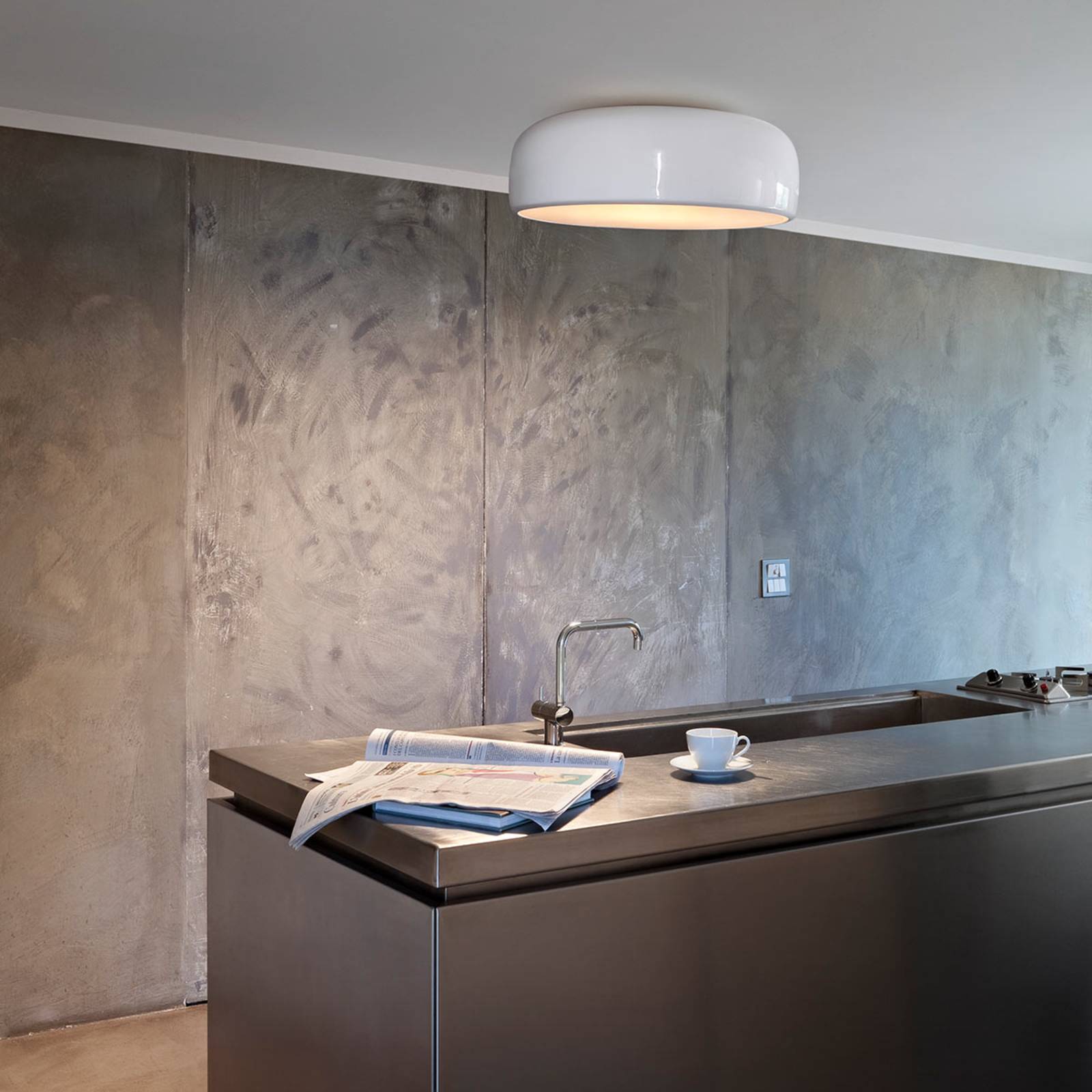 FLOS Smithfield C lampa sufitowa LED biała