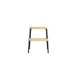 Slalom Step Stool Oak/Black - Woud