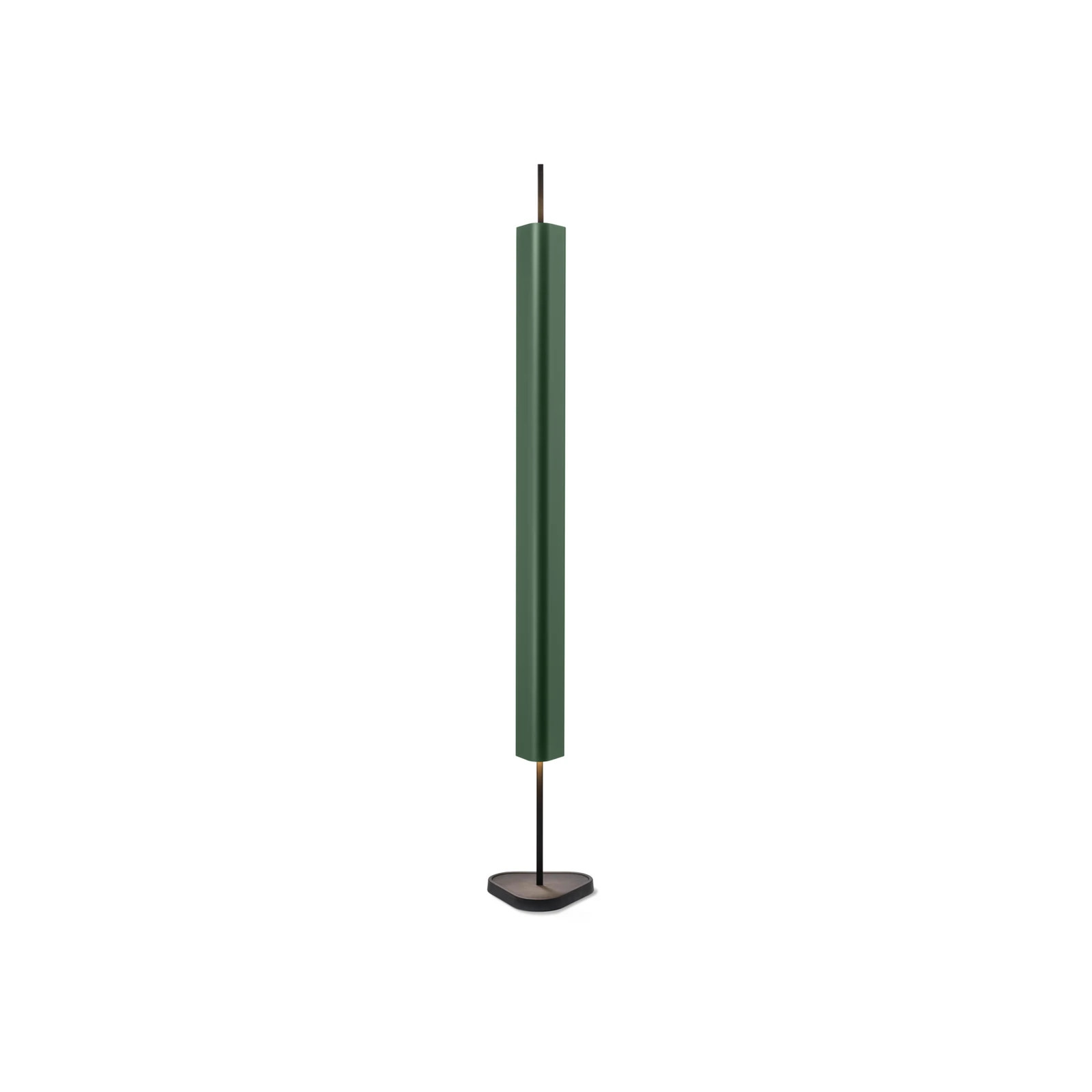FLOS LED-Stehleuchte Emi, dunkelgrün, dimmbar, Höhe 170 cm