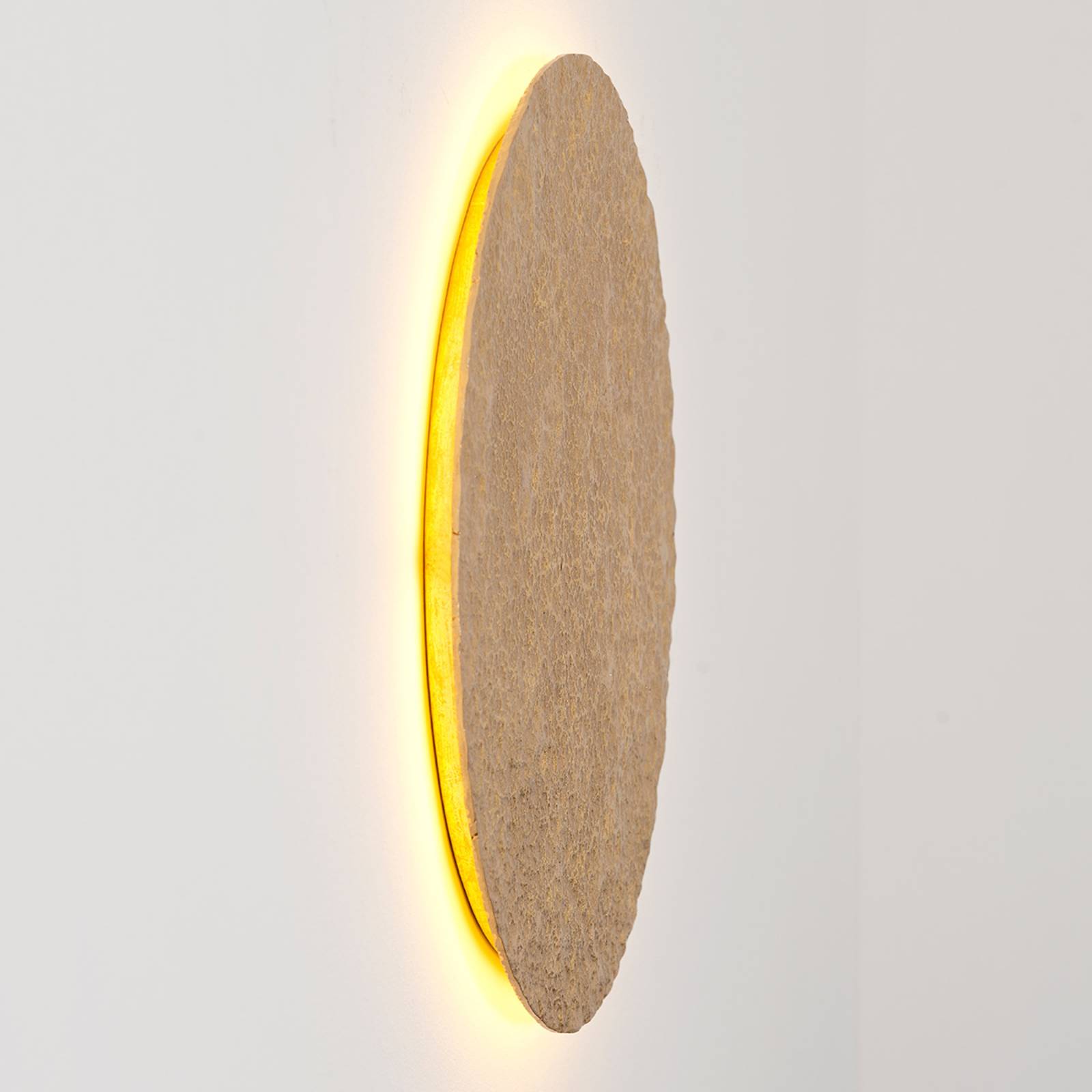 Kinkiet LED Meteor, Ø 55 cm, złoty