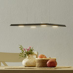 Quadratische LED-Hängeleuchte Pano