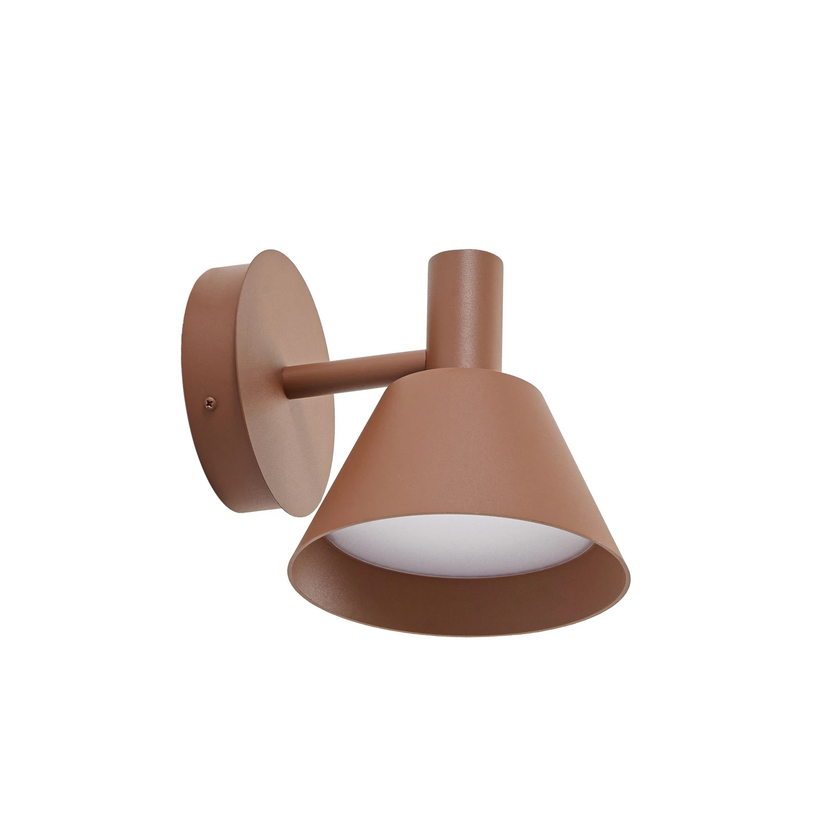Lucande LED-Außenwandleuchte Tabena, braun, IP44, CCT