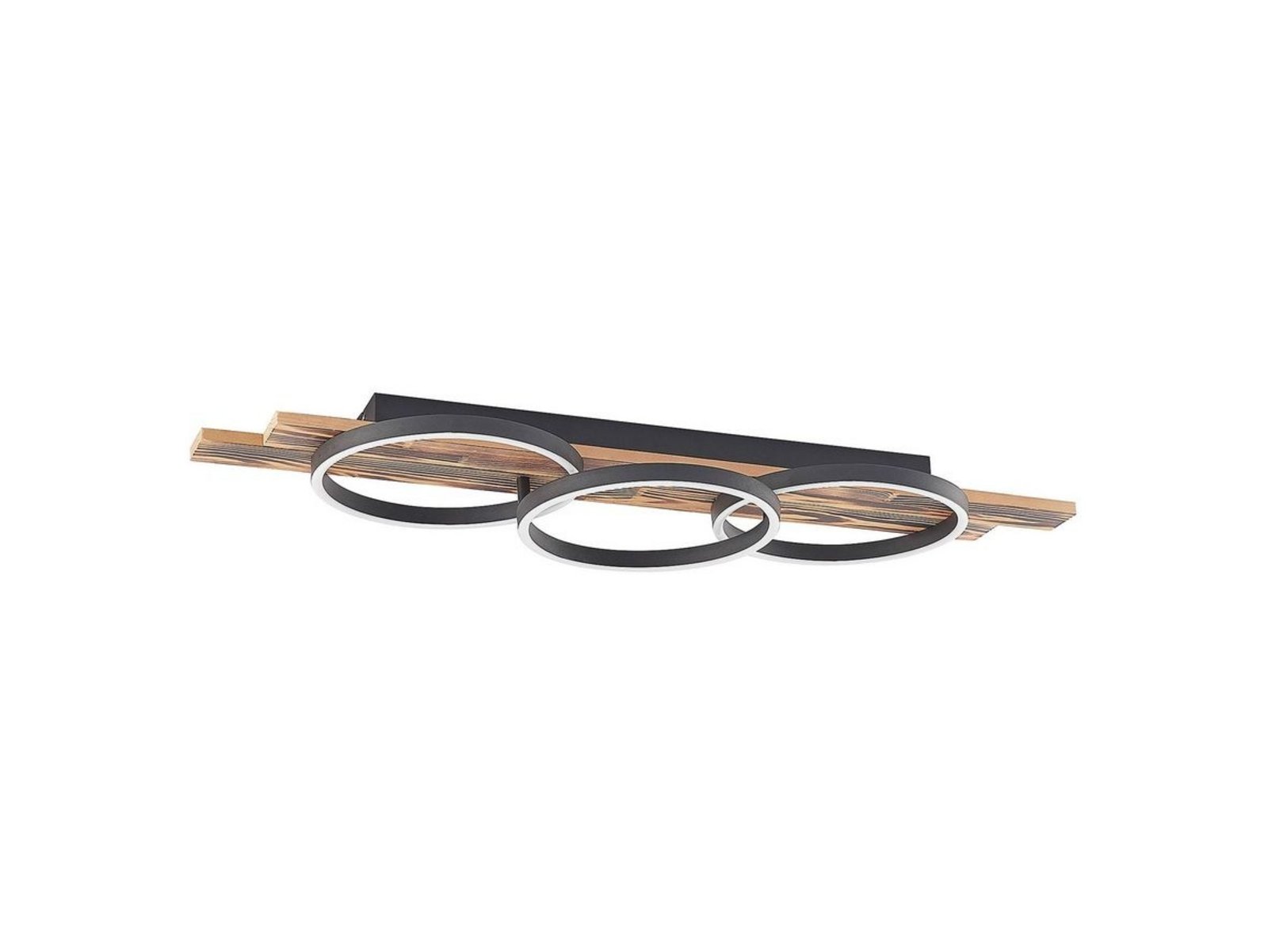Sentoa LED Deckenleuchte L100 Light Wood/Black - Lindby