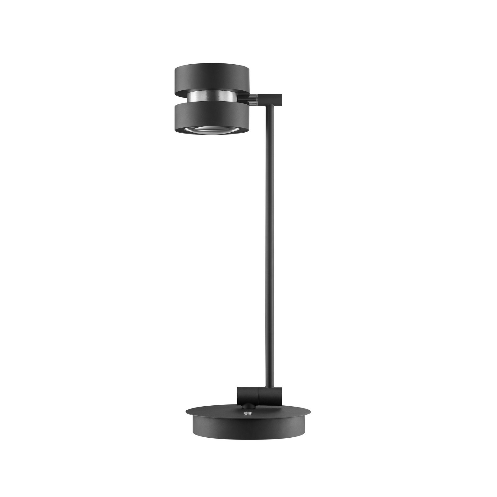 LED asztali lámpa Glow-Sphere, magasság 61 cm, fekete, fém