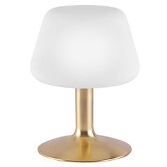 Paul Neuhaus Till bordlampe, messingfarvet, glas, dæmpbar