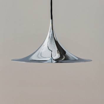 GUBI Semi hanglamp chroom, van metaal
