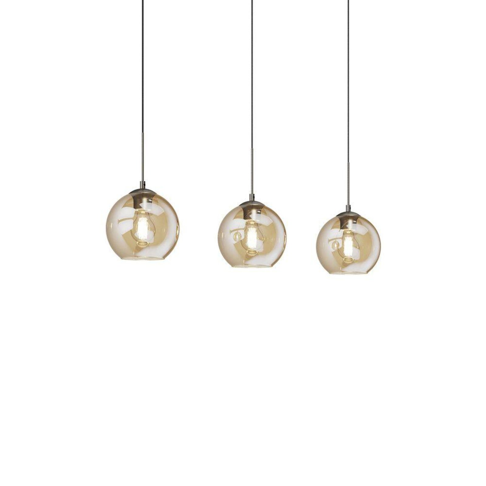 Sofian Pendant Amber/Brass - Lindby