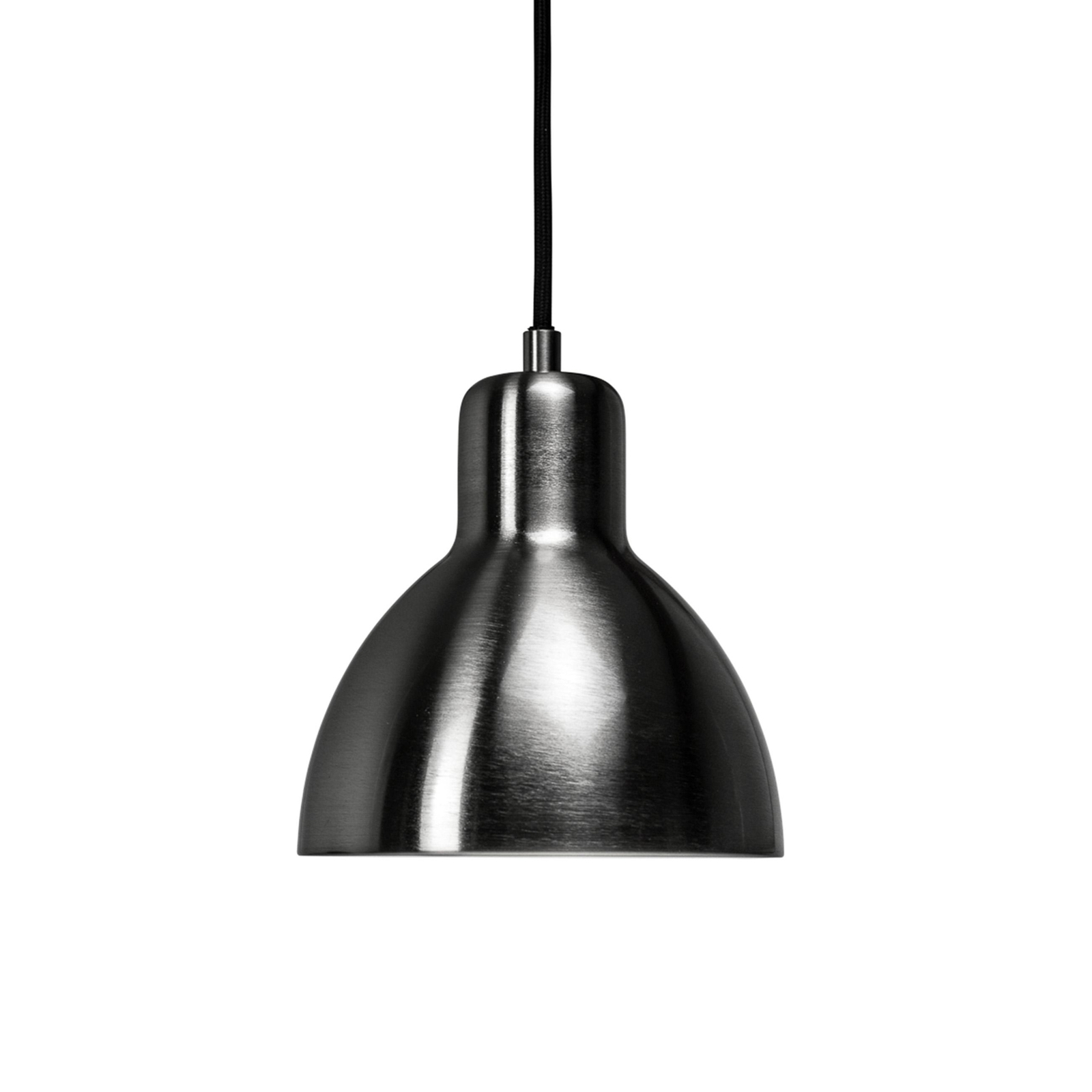 Dyberg Larsen Skagen hanging light, steel-coloured, Ø 16 cm