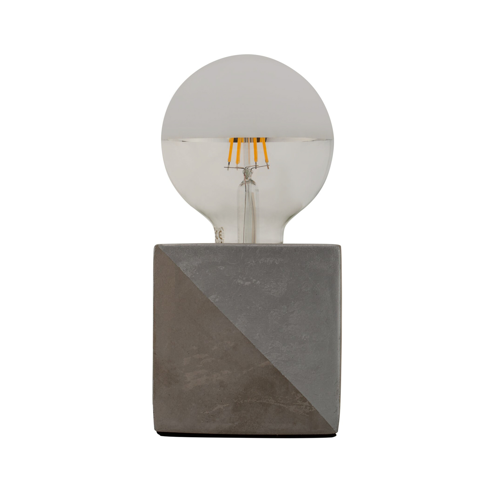 Pauleen Silver Jewel bordslampa med betongsockel