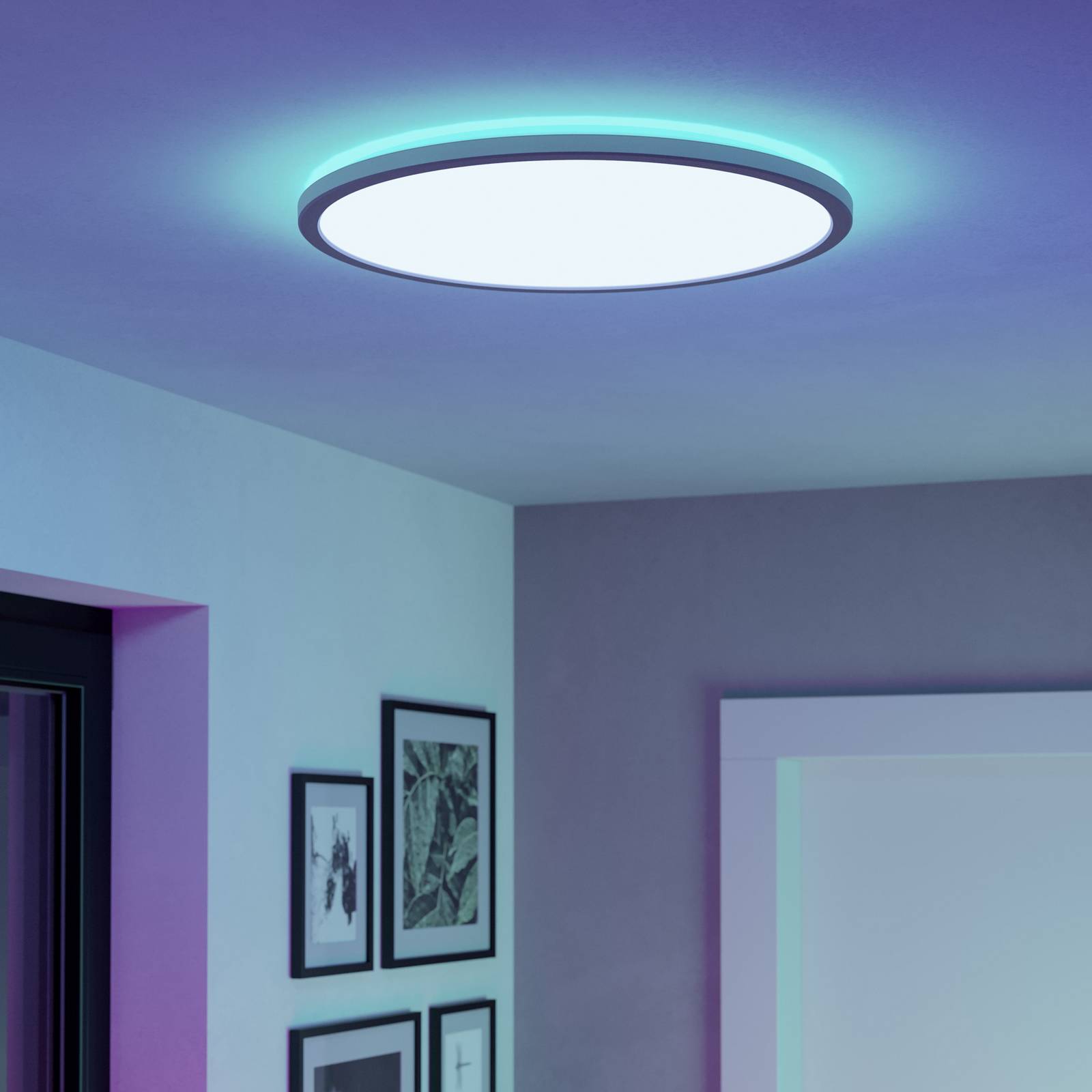 EGLO connect LED-Deckenlampe Rovito-Z, weiß, Ø 50 cm günstig online kaufen