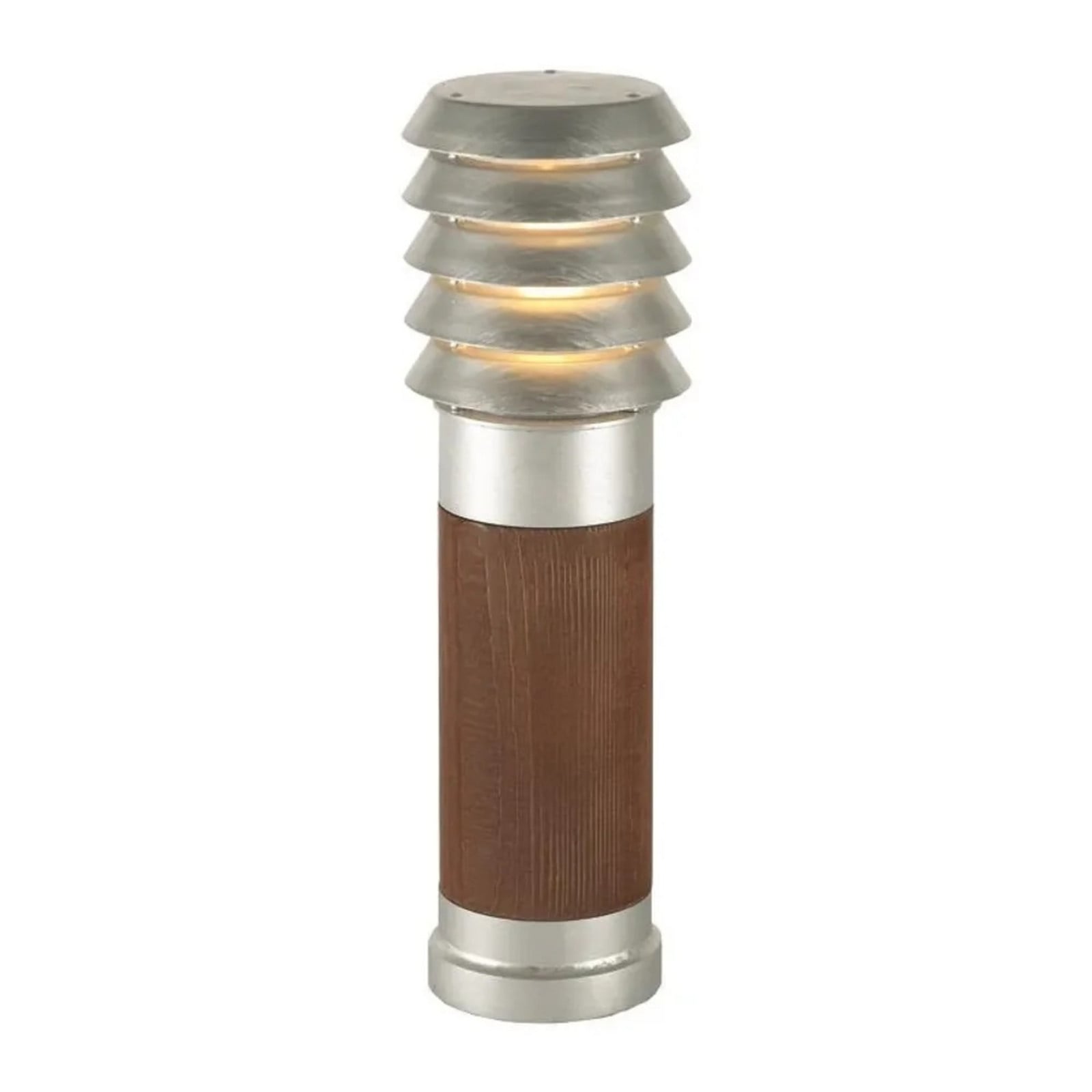 Alta Außen Pollerleuchte Klein Holz/Galvanisiert Norlys - Terrasse - Metall