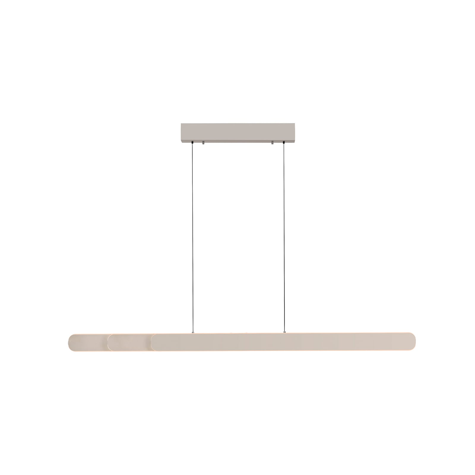 Adriana ROUND LED viseća svjetiljka, bež, duljina 160 cm, metal, CCT