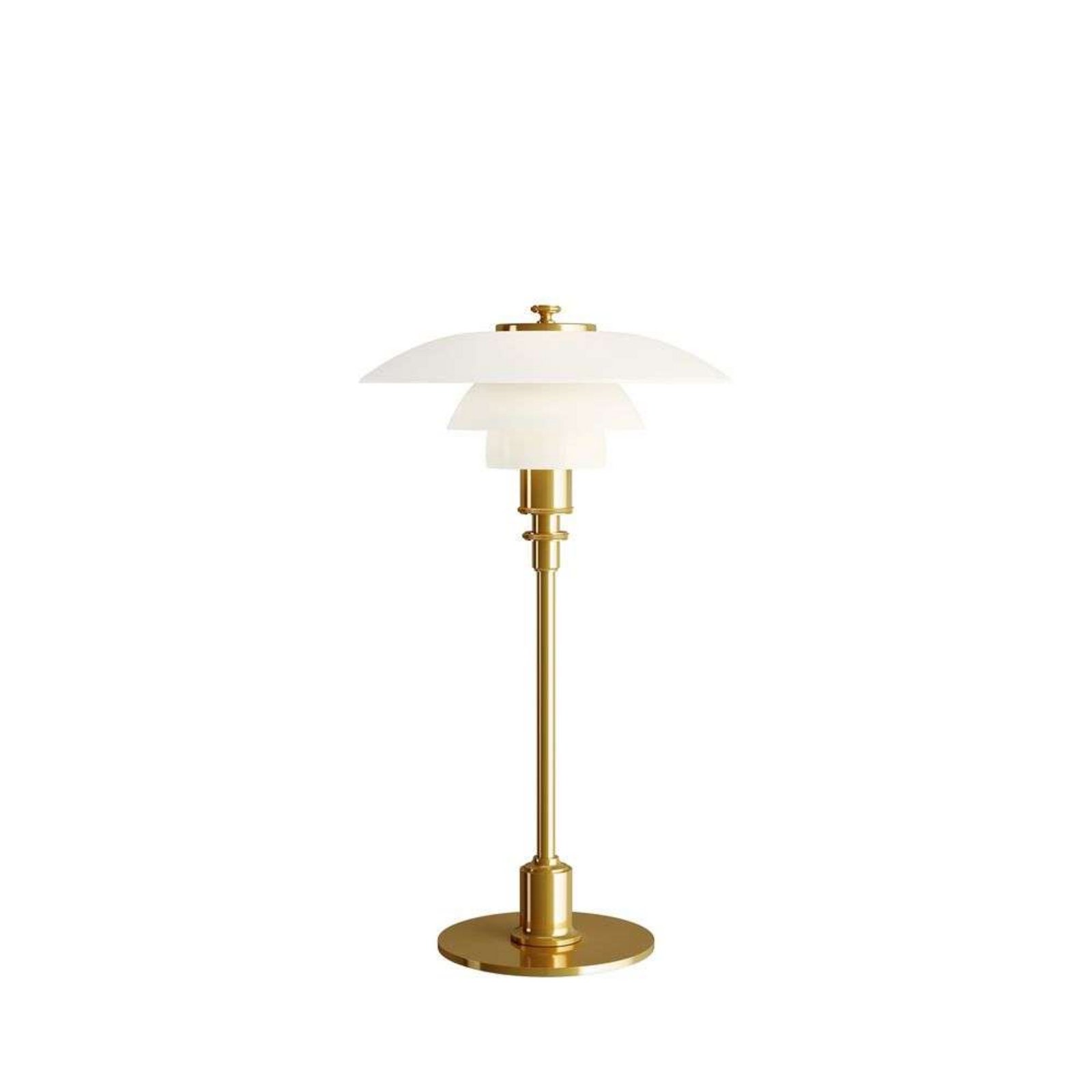 PH 2/1 Stolní Lampa Lamp Brass - Louis Poulsen