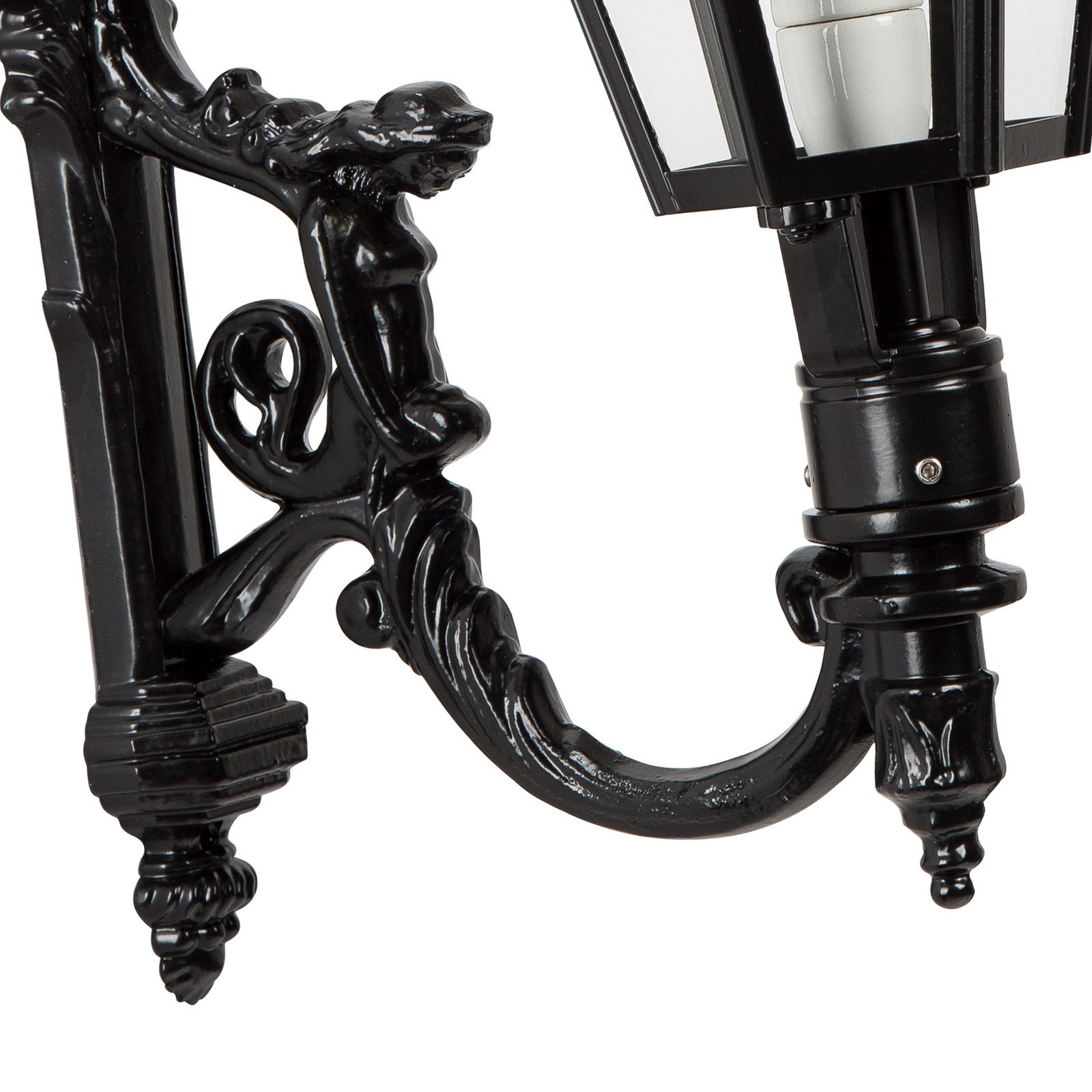 Diana outdoor wall light, black