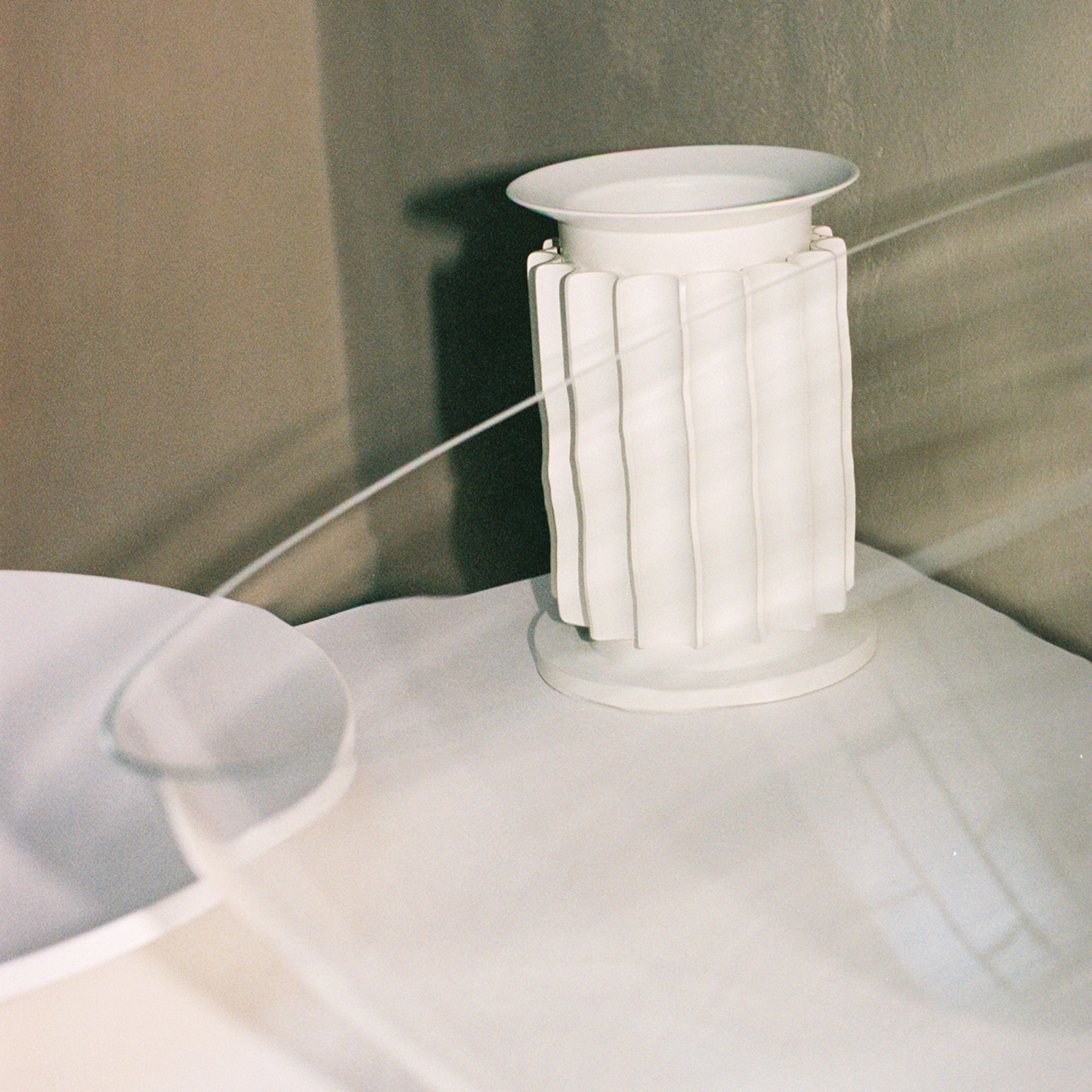 Taccia LED (Glas) Lámpara de Sobremesa White - Flos