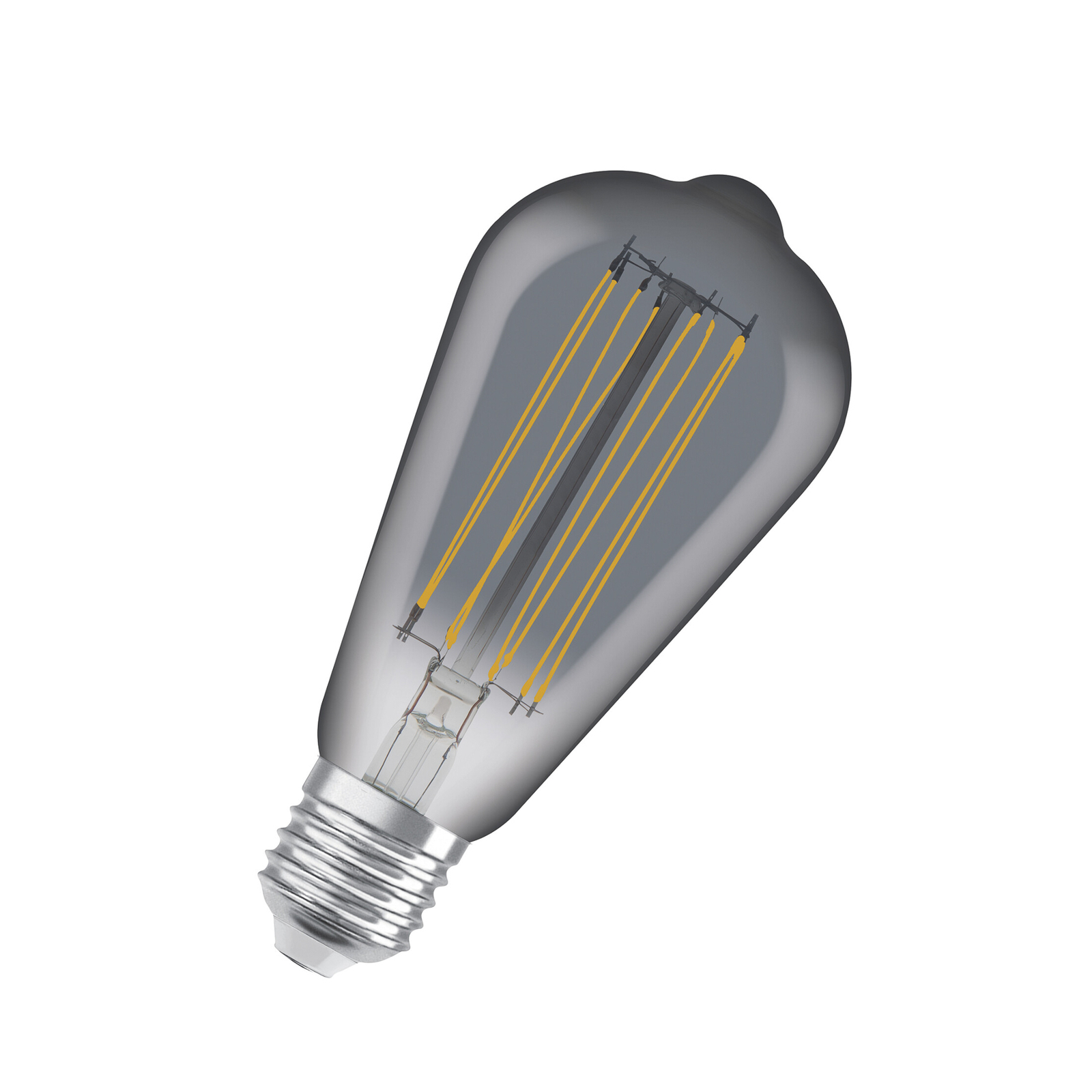 OSRAM LED "Vintage 1906 Edison", pilkos spalvos, E27, 11 W, 818,