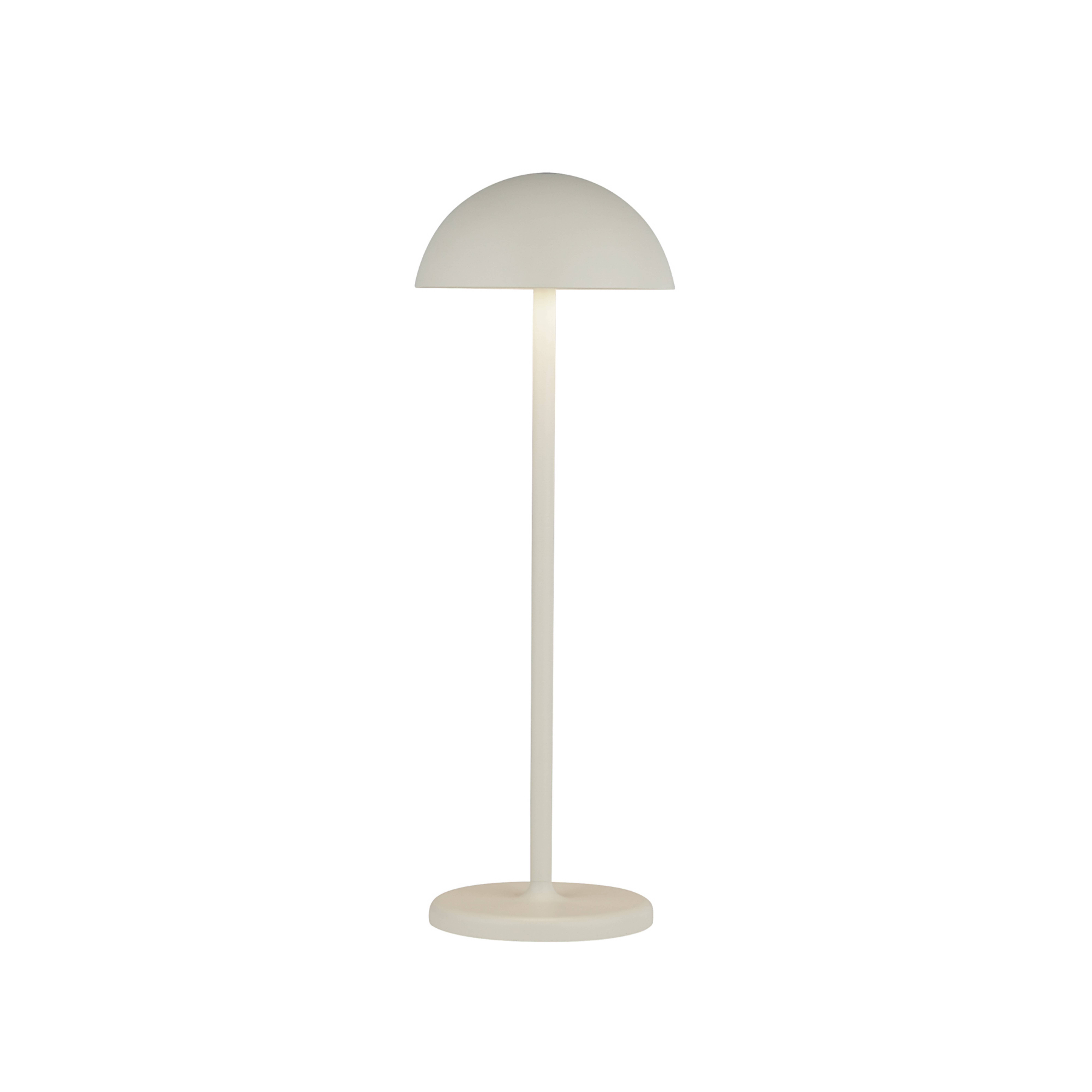 Lampe de table LED mobile Mushroom, port de chargement USB