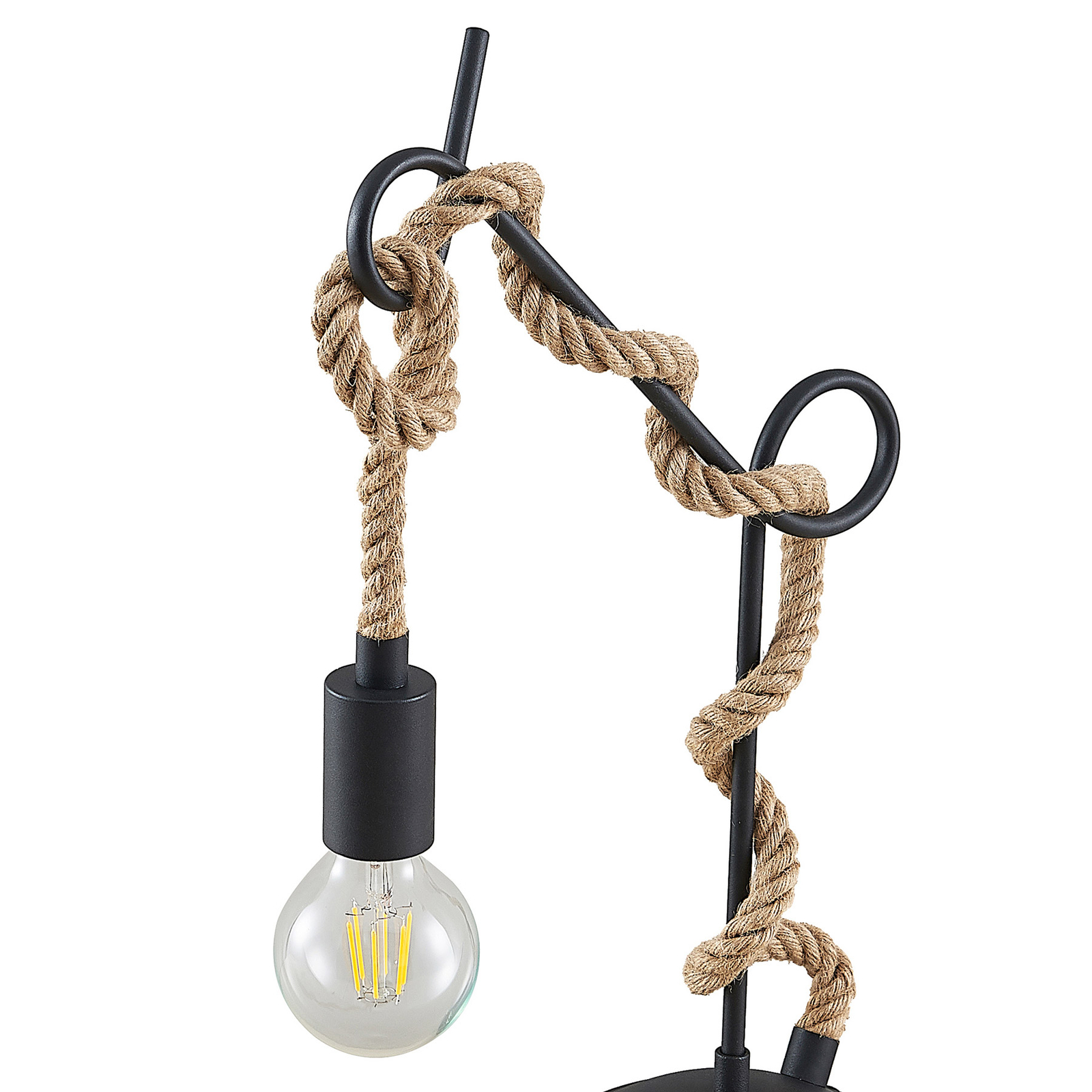 Lucande Ropina lampada da tavolo