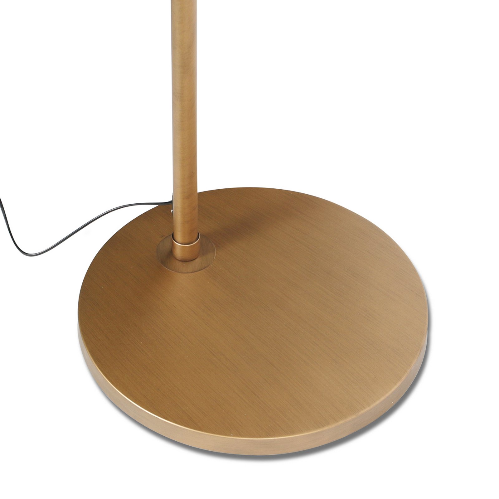 Kaarjas põrandalamp Sparkled Light pronks/valge 240 cm plast