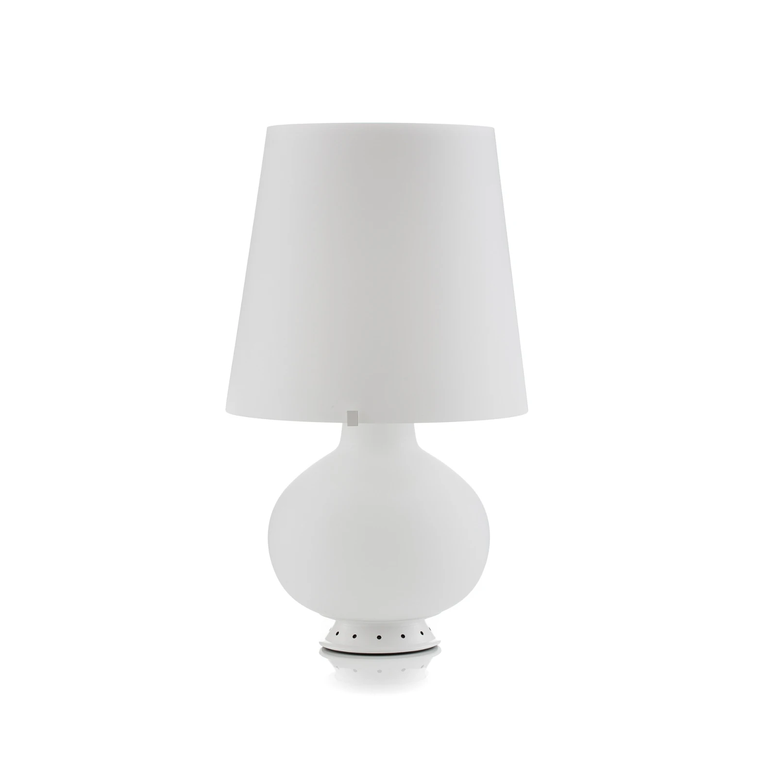Fontana Arte Designer-Tischleuchte Fontana, Höhe 53 cm, weiß