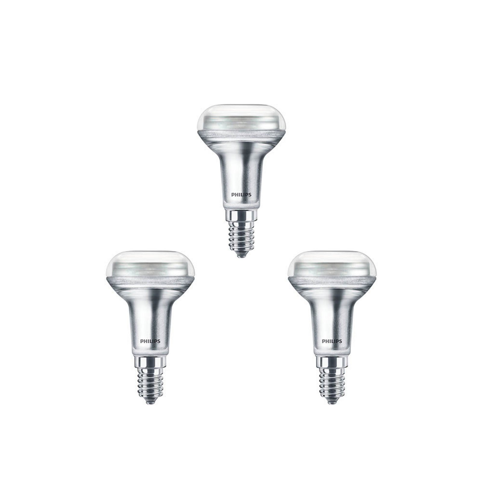 3-pack Lampadina LED 1,4W (105lm) R50 Riflettore E14 - Philips