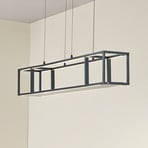 Lucande LED-hänglampa Estante, svart, dimbar, CCT