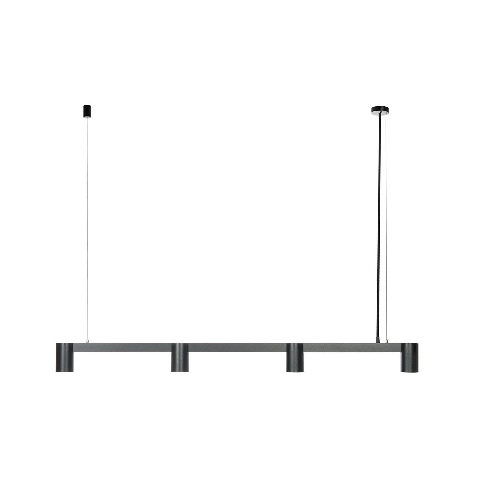 Arcchio Brinja viseća svjetiljka, crna, 120 cm, 4 žarulje, GU10